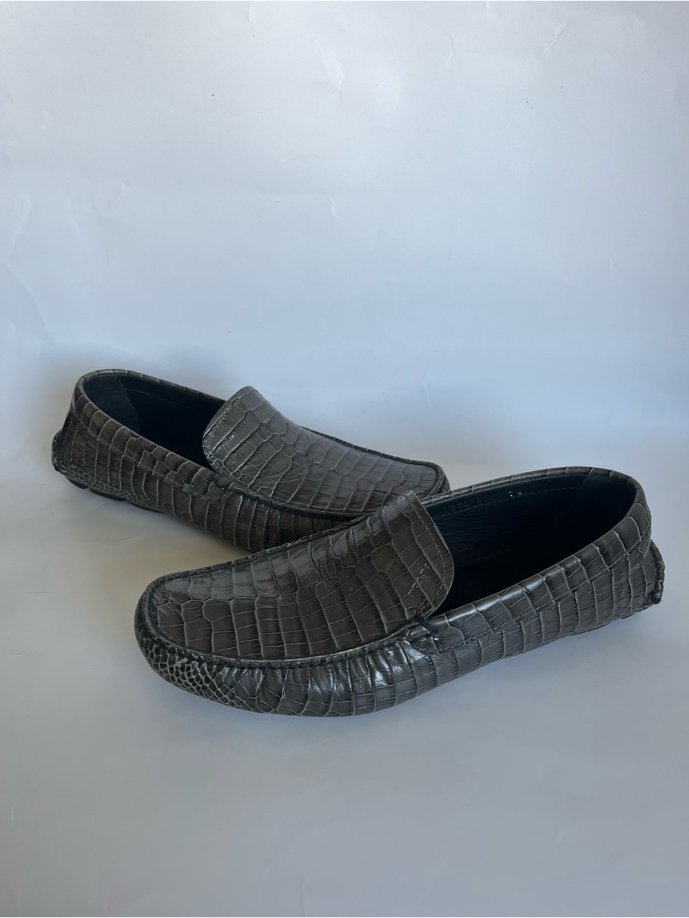 Prada Men's Crocodile Drivers in Prada size 7.5 (US 8.5)